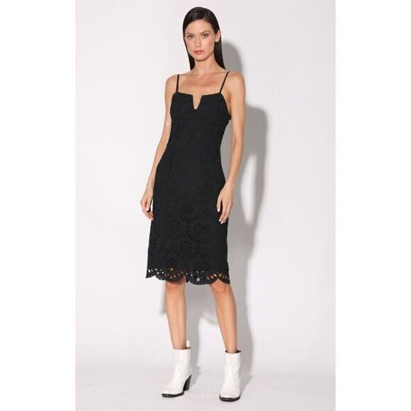 Walter Baker Dresses & Skirts - NWT $288 WALTER BAKER MADENA SALSA EYELET BLACK COTTON DRESS SZ 10
